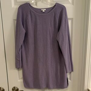Beautiful Lavender J. Jill Sweater Tunic